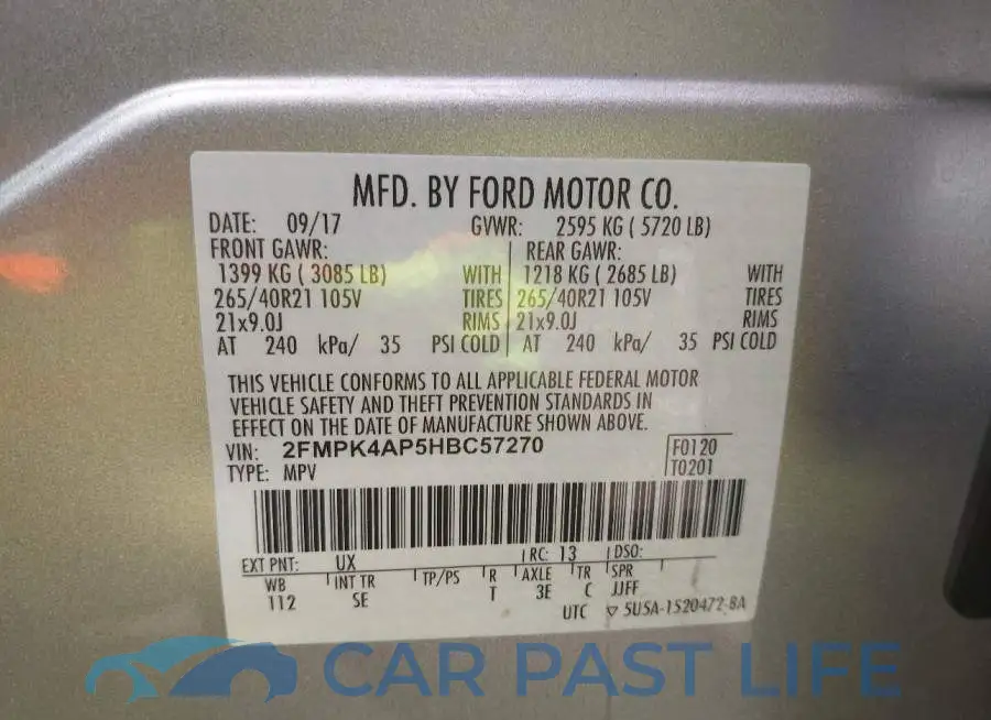 2FMPK4AP5HBC57270# 9