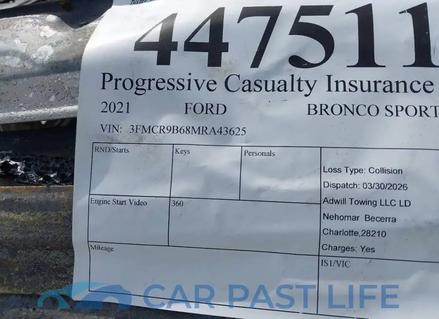 3FMCR9B68MRA43625# 9