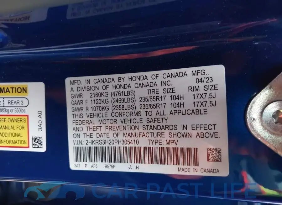 2HKRS3H20PH305410# 9