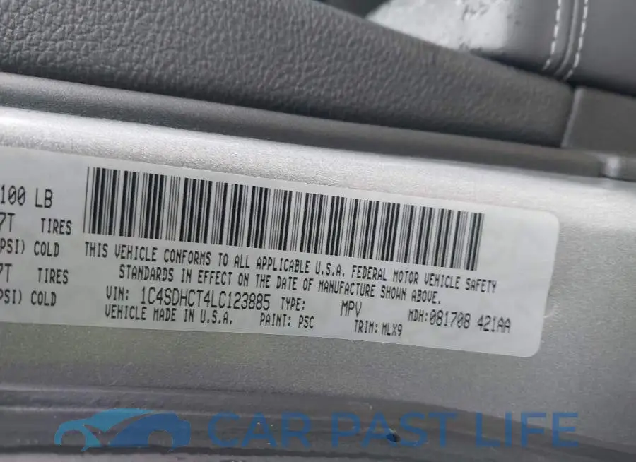 1C4SDHCT4LC123885# 9