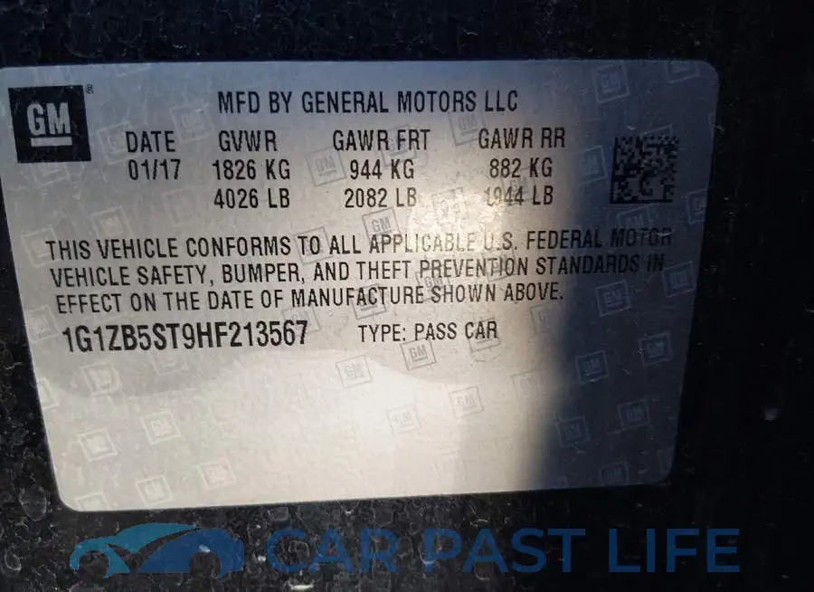 1G1ZB5ST9HF213567# 9