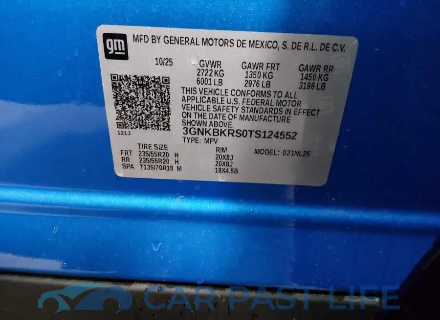 3GNKBKRS0TS124552# 9