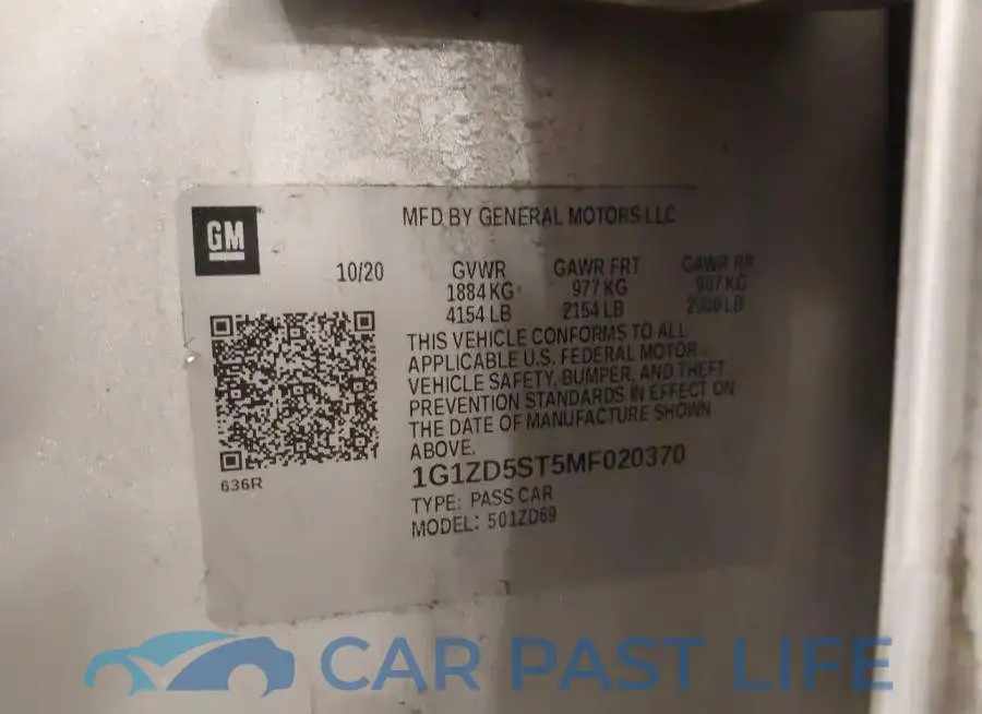 1G1ZD5ST5MF020370# 9
