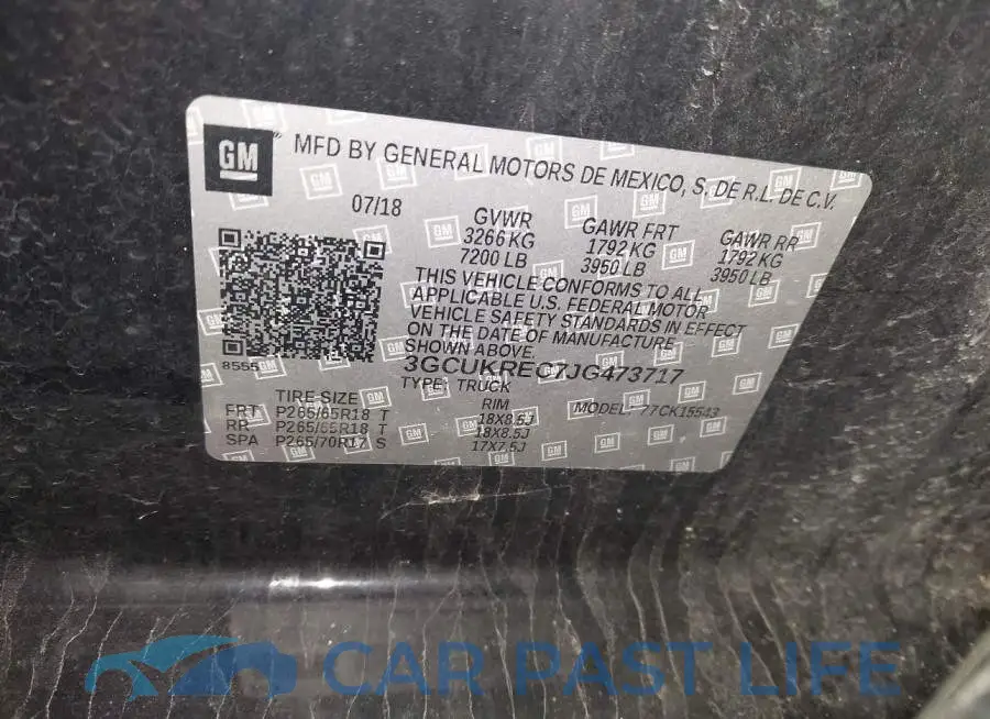 3GCUKREC7JG473717# 9