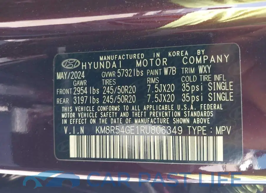 KM8R54GE1RU806349# 9