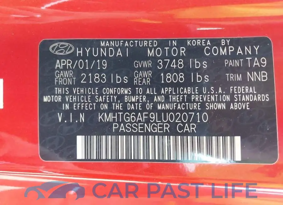 KMHTG6AF9LU020710# 9