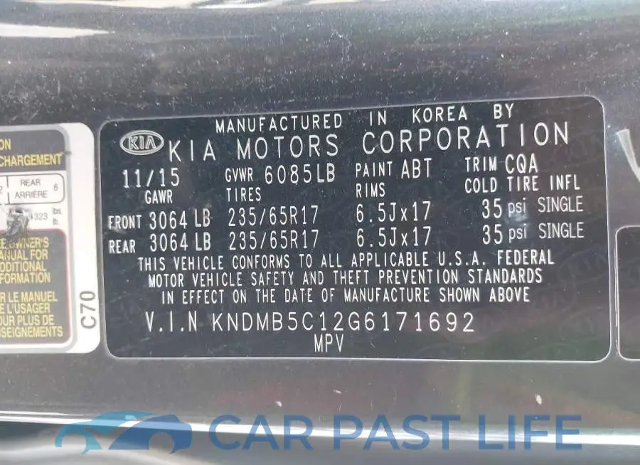 KNDMB5C12G6171692# 9