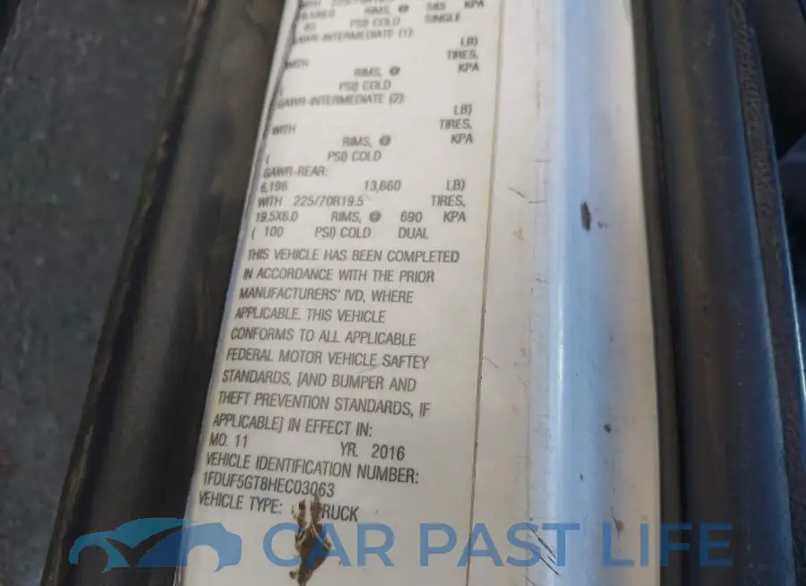 1FDUF5GT8HEC03063# 9