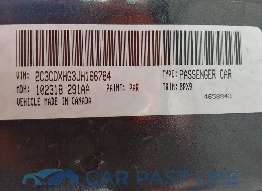 2C3CDXHG3JH166784# 9