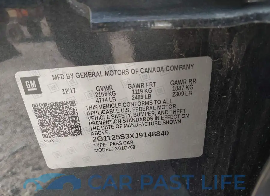 2G1125S3XJ9148840# 9