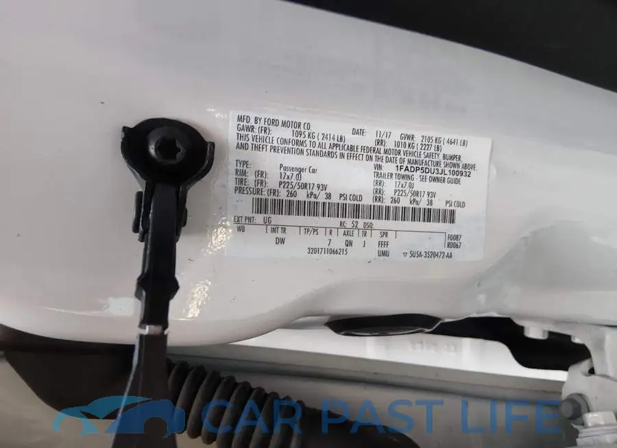 1FADP5DU3JL100932# 9
