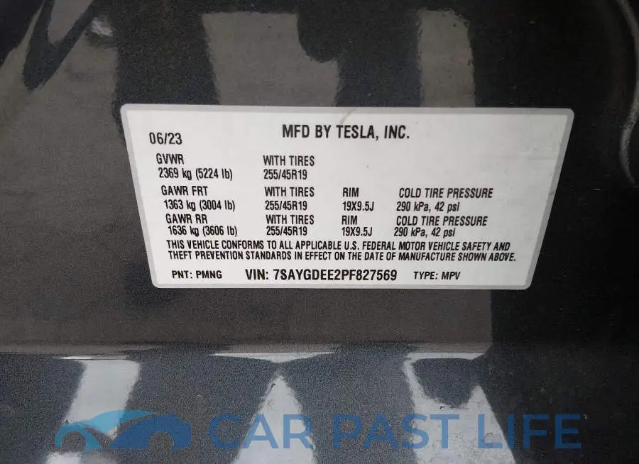 7SAYGDEE2PF827569# 9