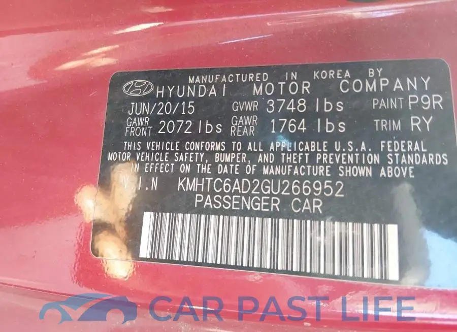 KMHTC6AD2GU266952# 9