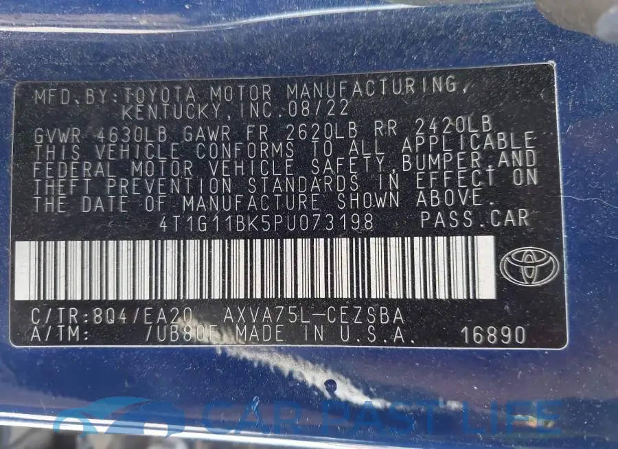4T1G11BK5PU073198# 9
