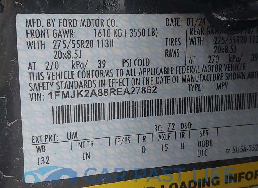 1FMJK2A88REA27862# 9