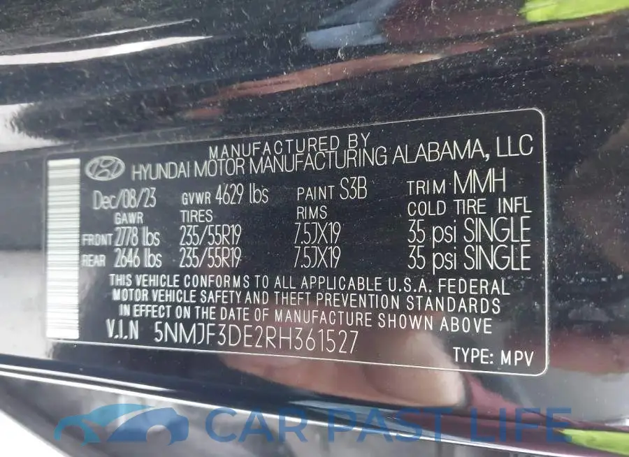 5NMJF3DE2RH361527# 9