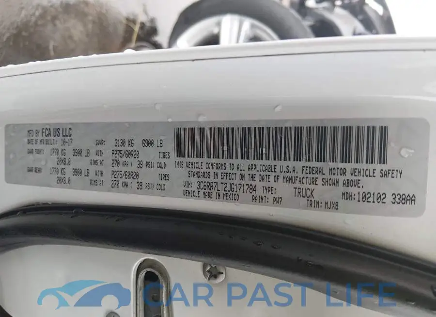 3C6RR7LT2JG171784# 9