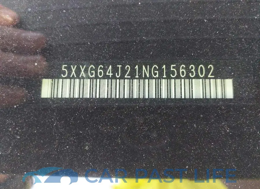 5XXG64J21NG156302# 9