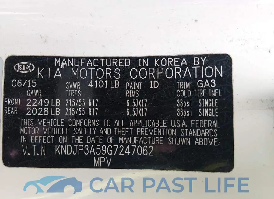 KNDJP3A59G7247062# 9