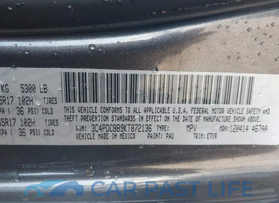 3C4PDCBB9KT872136# 9