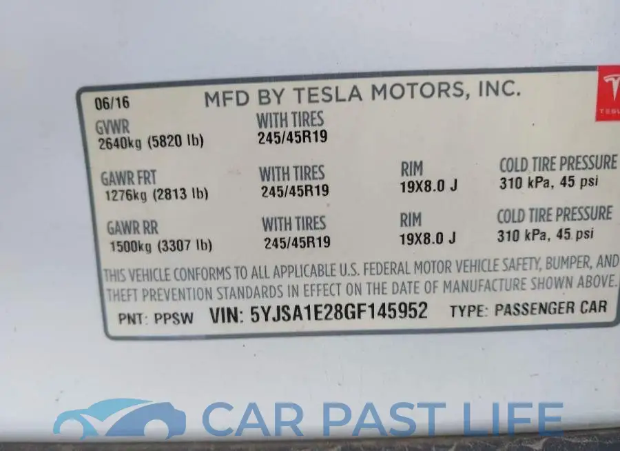 5YJSA1E28GF145952# 9