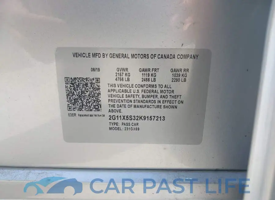 2G11X5S32K9157213# 9