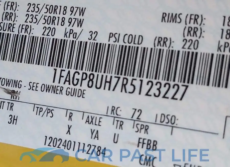 1FAGP8UH7R5123227# 9