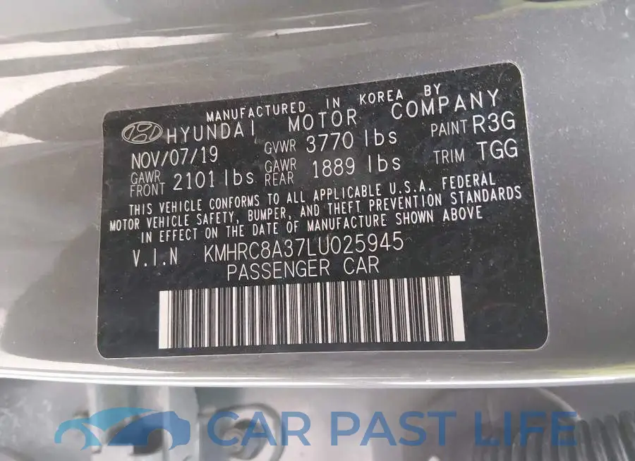 KMHRC8A37LU025945# 9