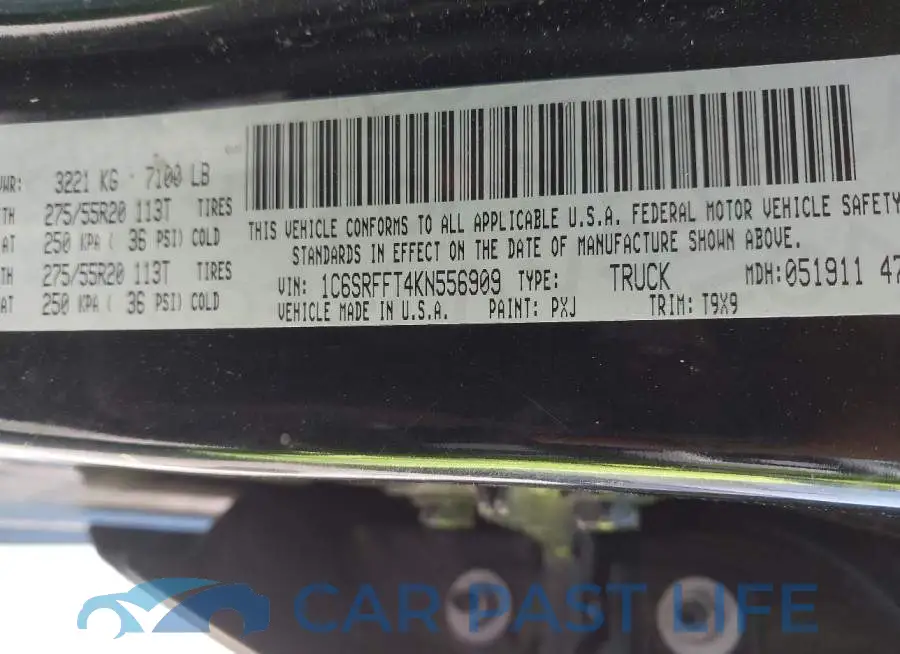 1C6SRFFT4KN556909# 9