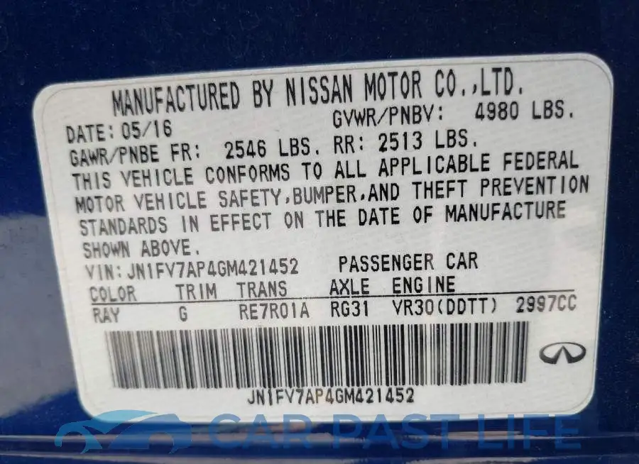 JN1FV7AP4GM421452# 9