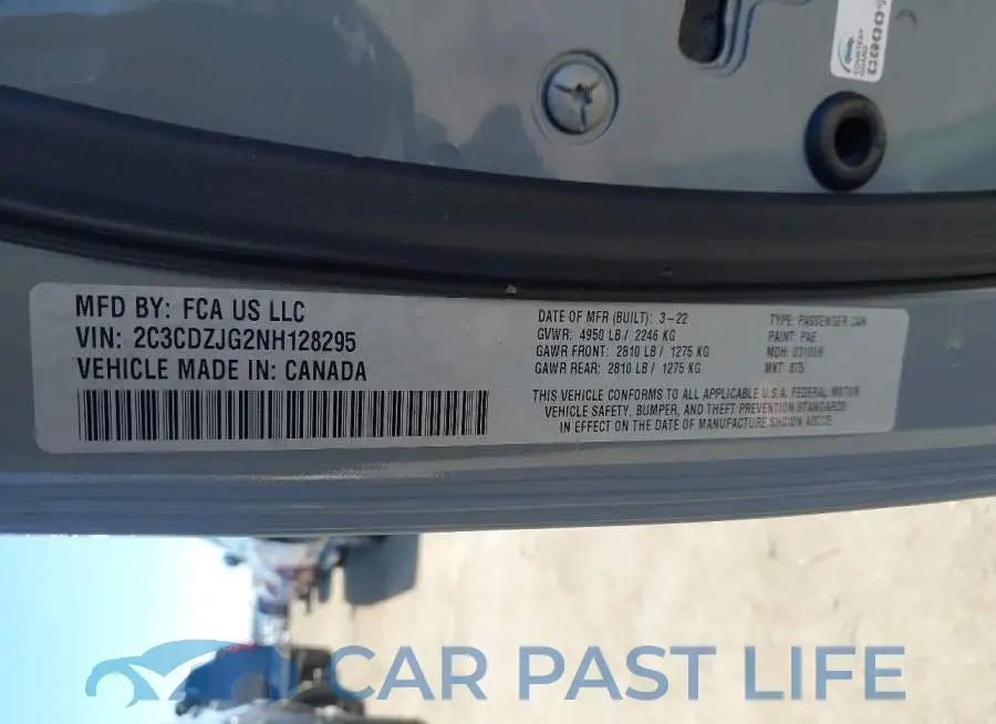 2C3CDZJG2NH128295# 9