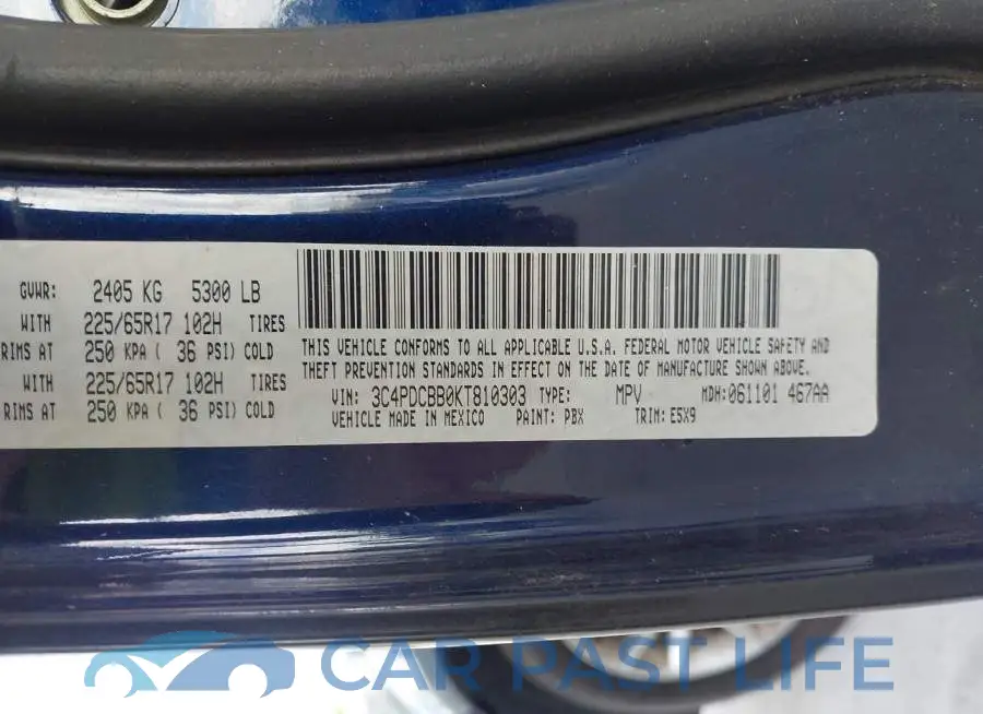3C4PDCBB0KT810303# 9