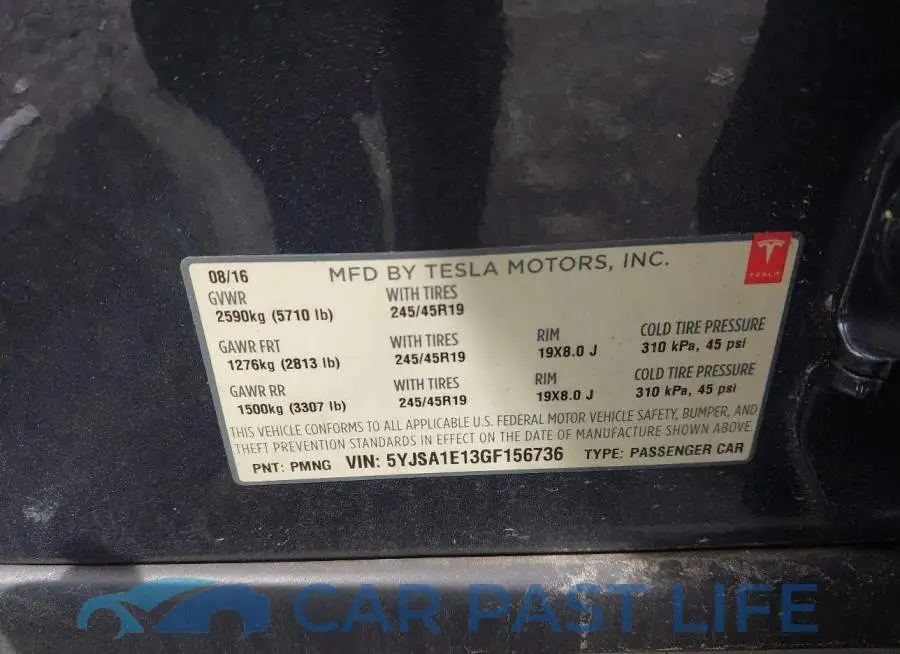 5YJSA1E13GF156736# 9