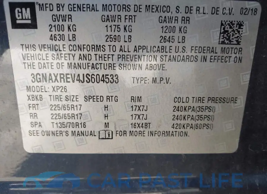 3GNAXREV4JS604533# 9