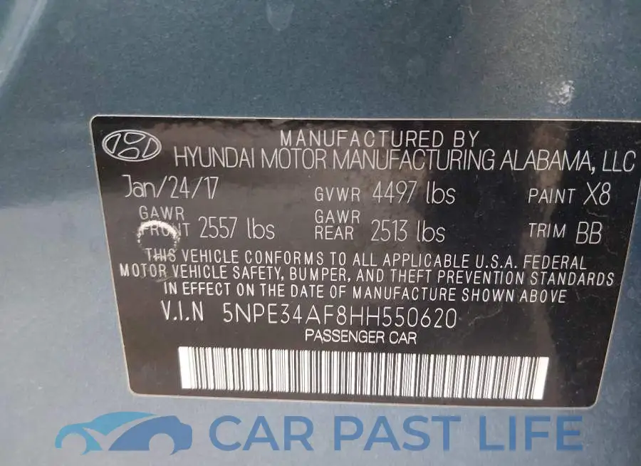 5NPE34AF8HH550620# 9