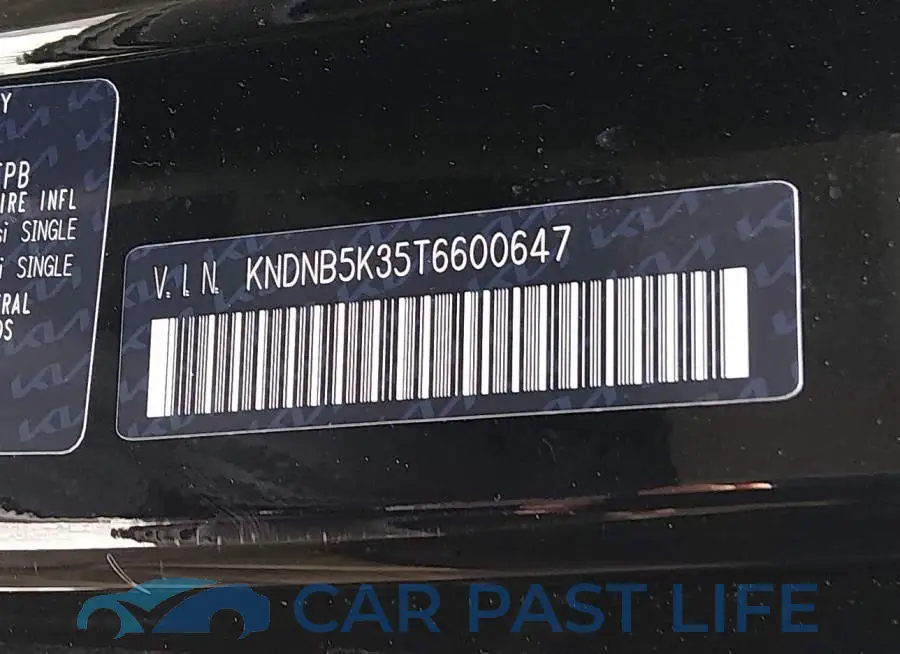 KNDNB5K35T6600647# 9