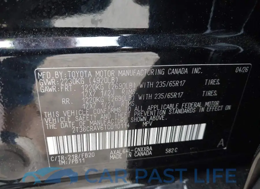 2T36CRAV6TC010114# 9