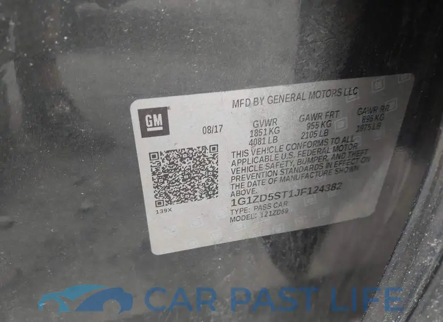 1G1ZD5ST1JF124382# 9