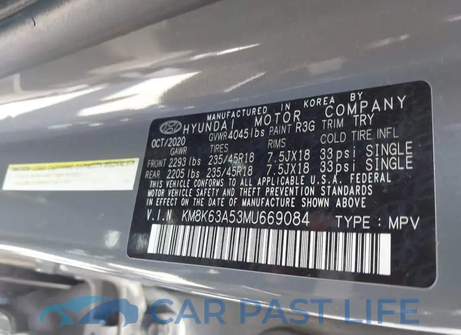 KM8K63A53MU669084# 9