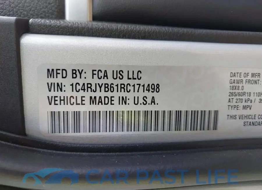 1C4RJYB61RC171498# 9