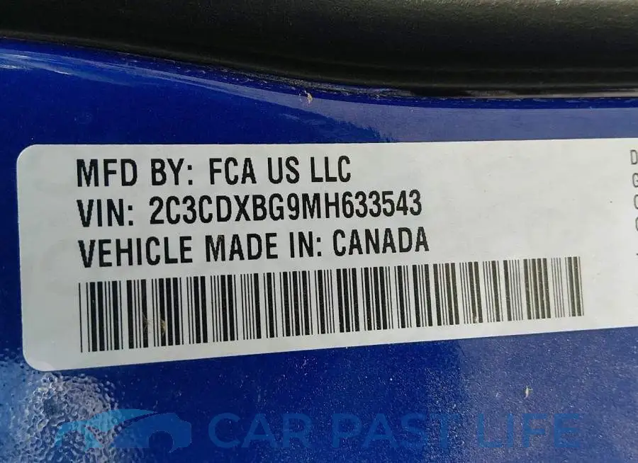 2C3CDXBG9MH633543# 9
