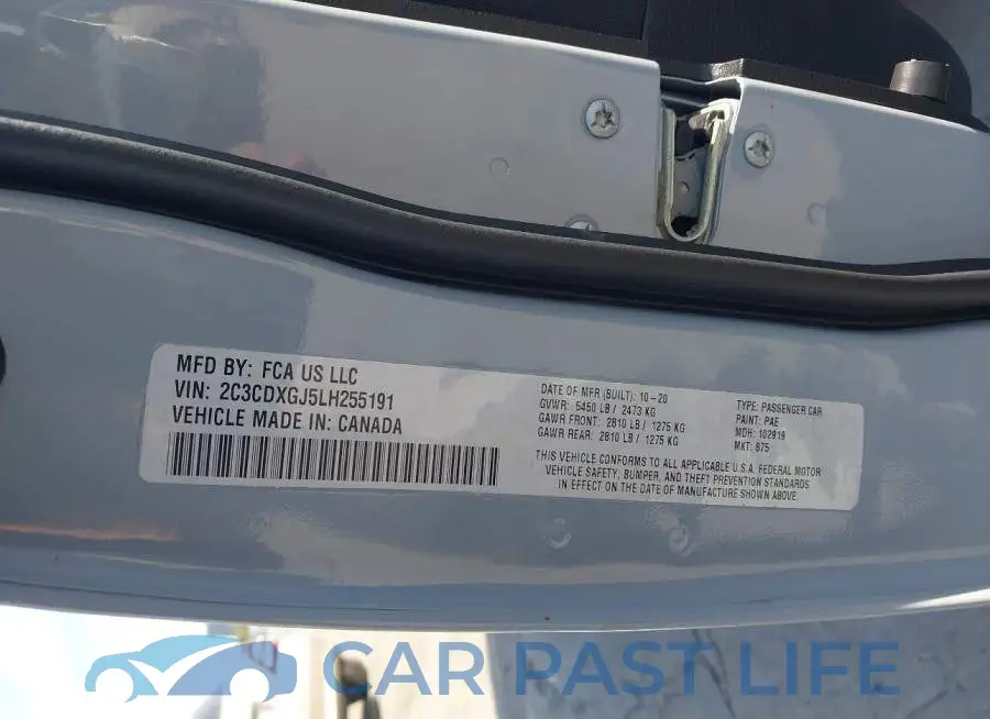 2C3CDXGJ5LH255191# 9
