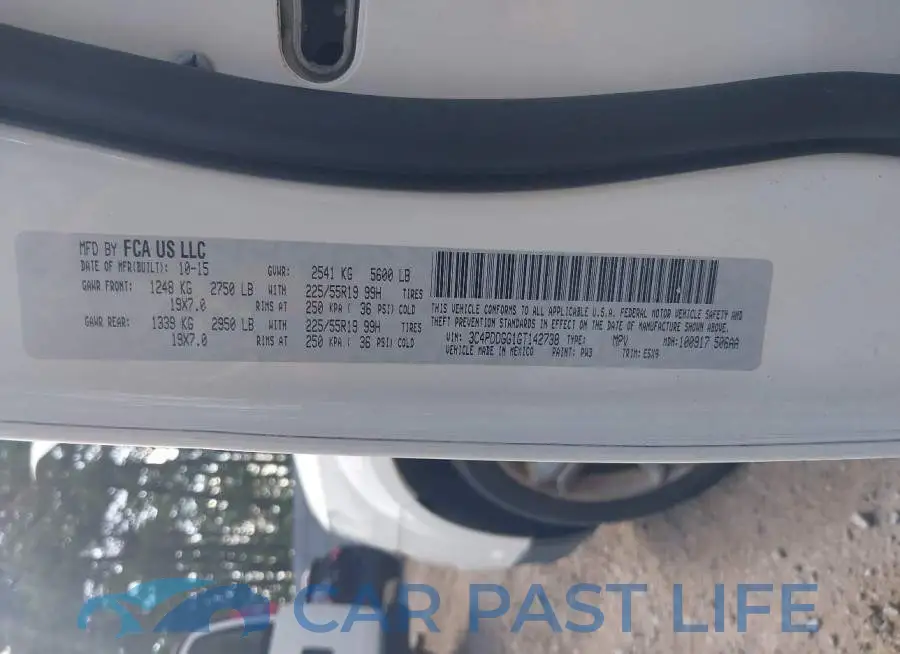 3C4PDDGG1GT142738# 9