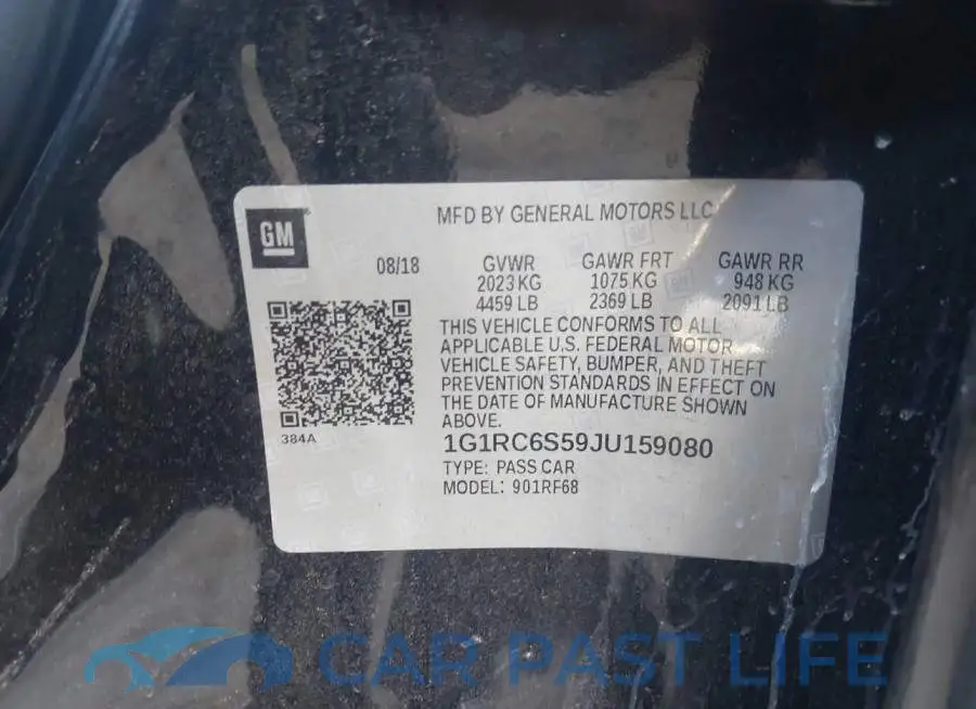1G1RC6S59JU159080# 9
