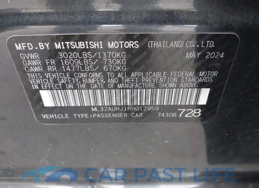 ML32AUHJ1RH012959# 9