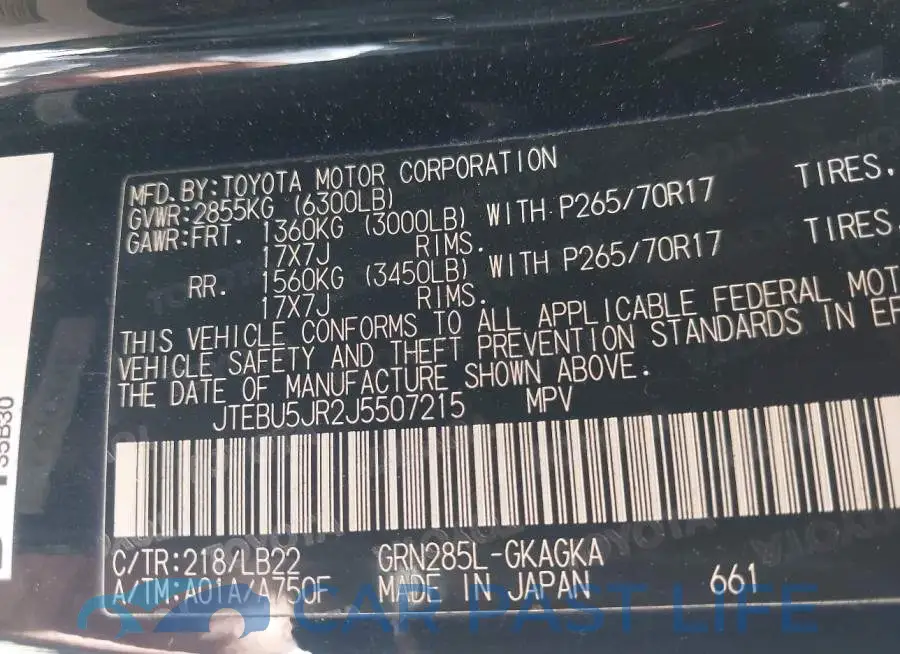 JTEBU5JR2J5507215# 9