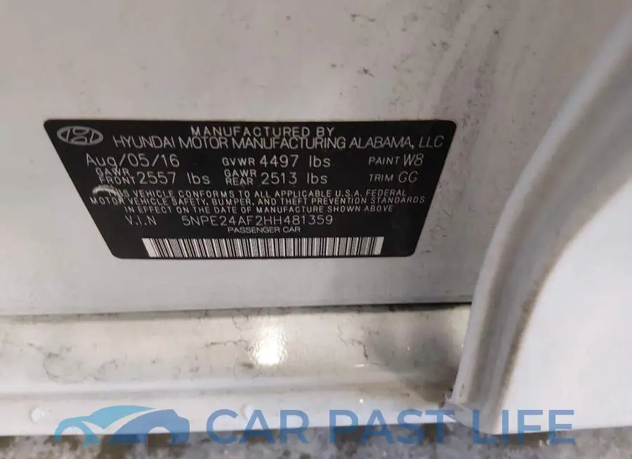 5NPE24AF2HH481359# 9