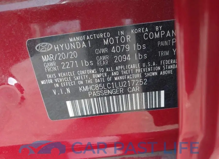 KMHC85LC1LU217252# 9