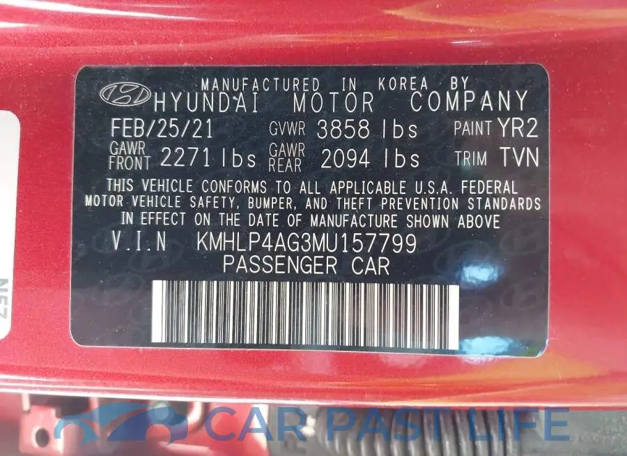 KMHLP4AG3MU157799# 9