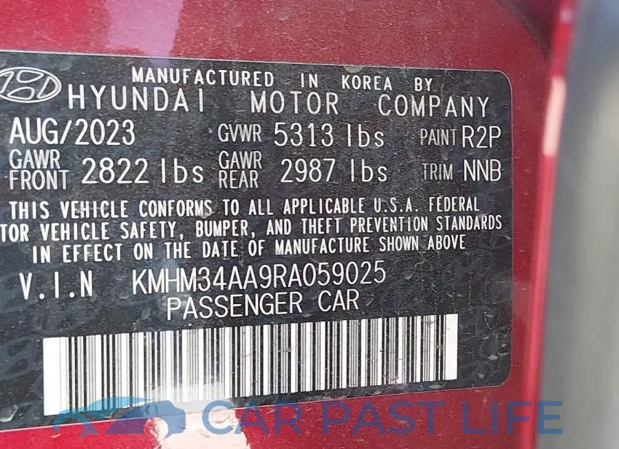 KMHM34AA9RA059025# 9